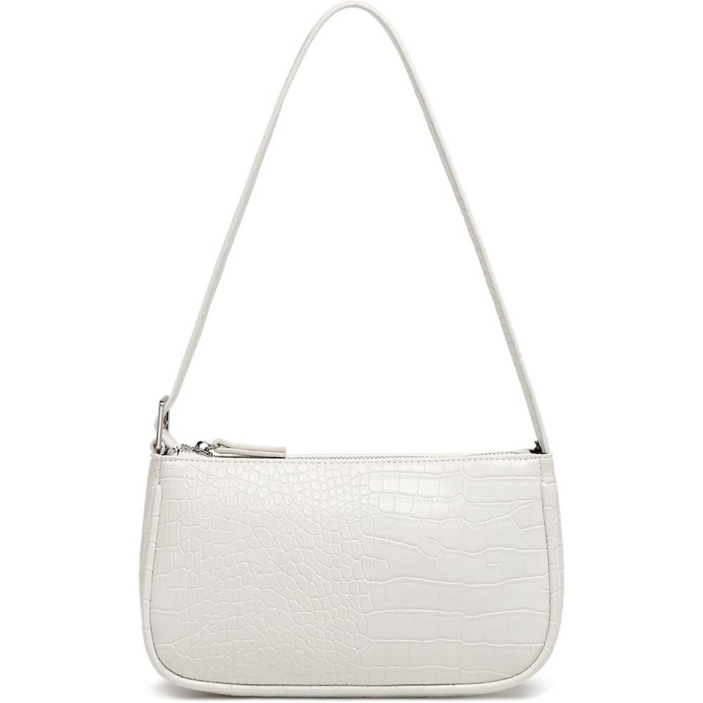 Chic Adjustable Crocodile Pattern Clutch - Small … - image 1